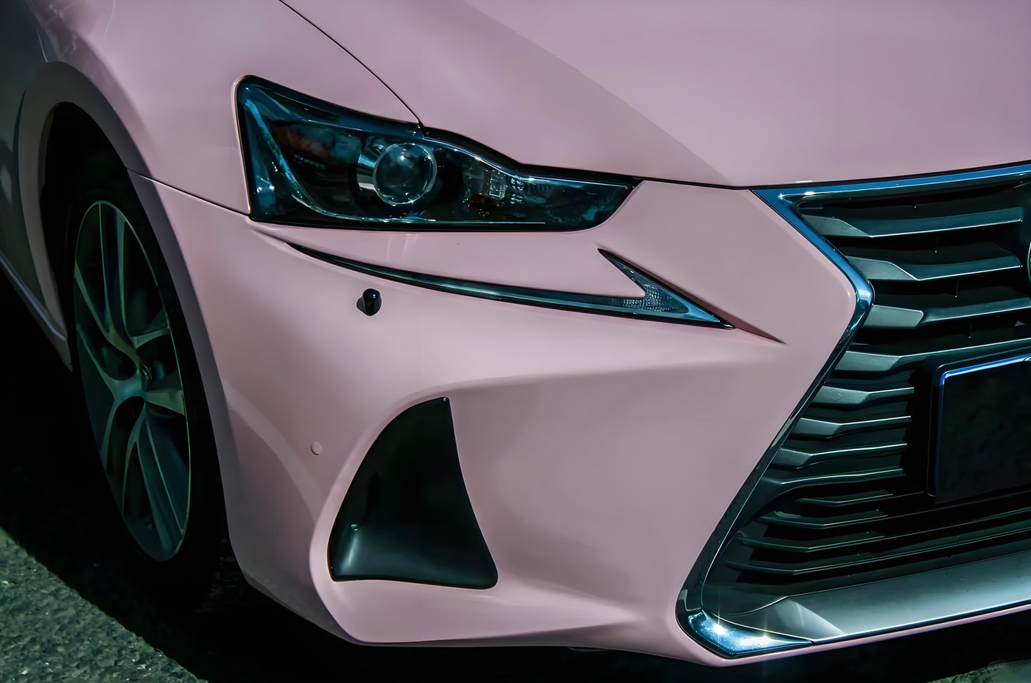 Black Pink Gradient Full Size Car Wrap