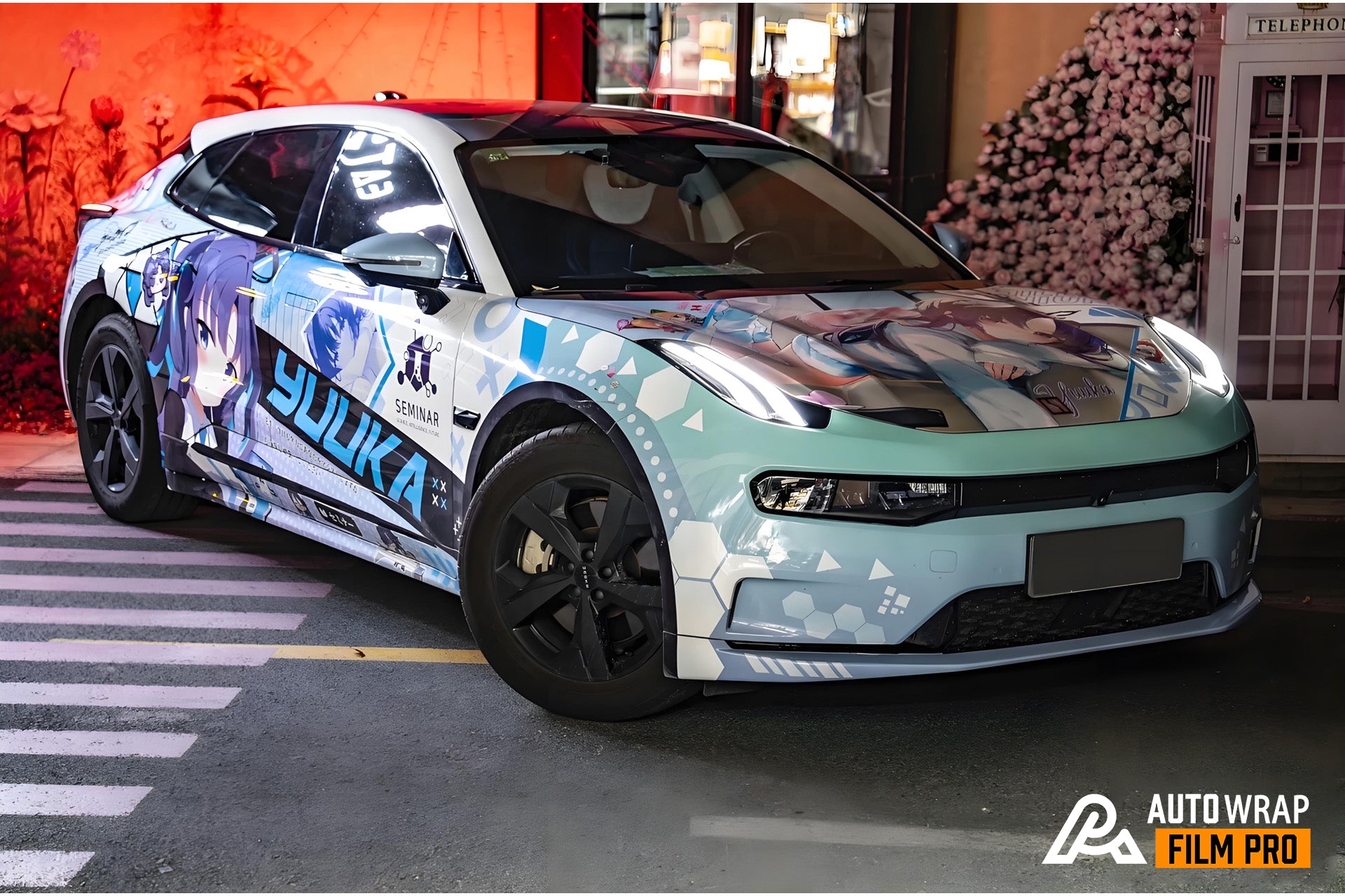 Blue Archive Hayase Yuuka Car Wrap
