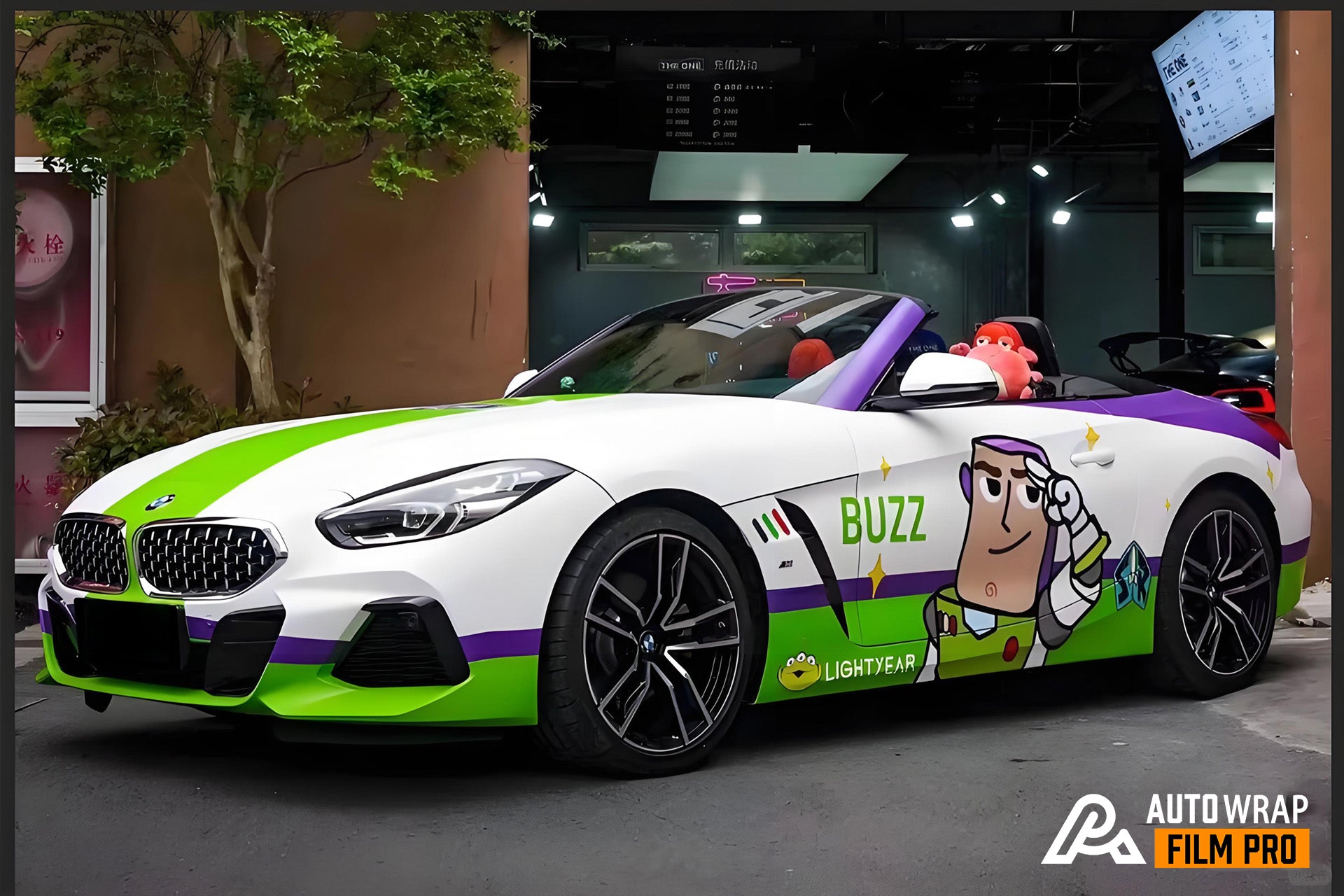 Buzz Lightyear Autofolierung in voller Größe