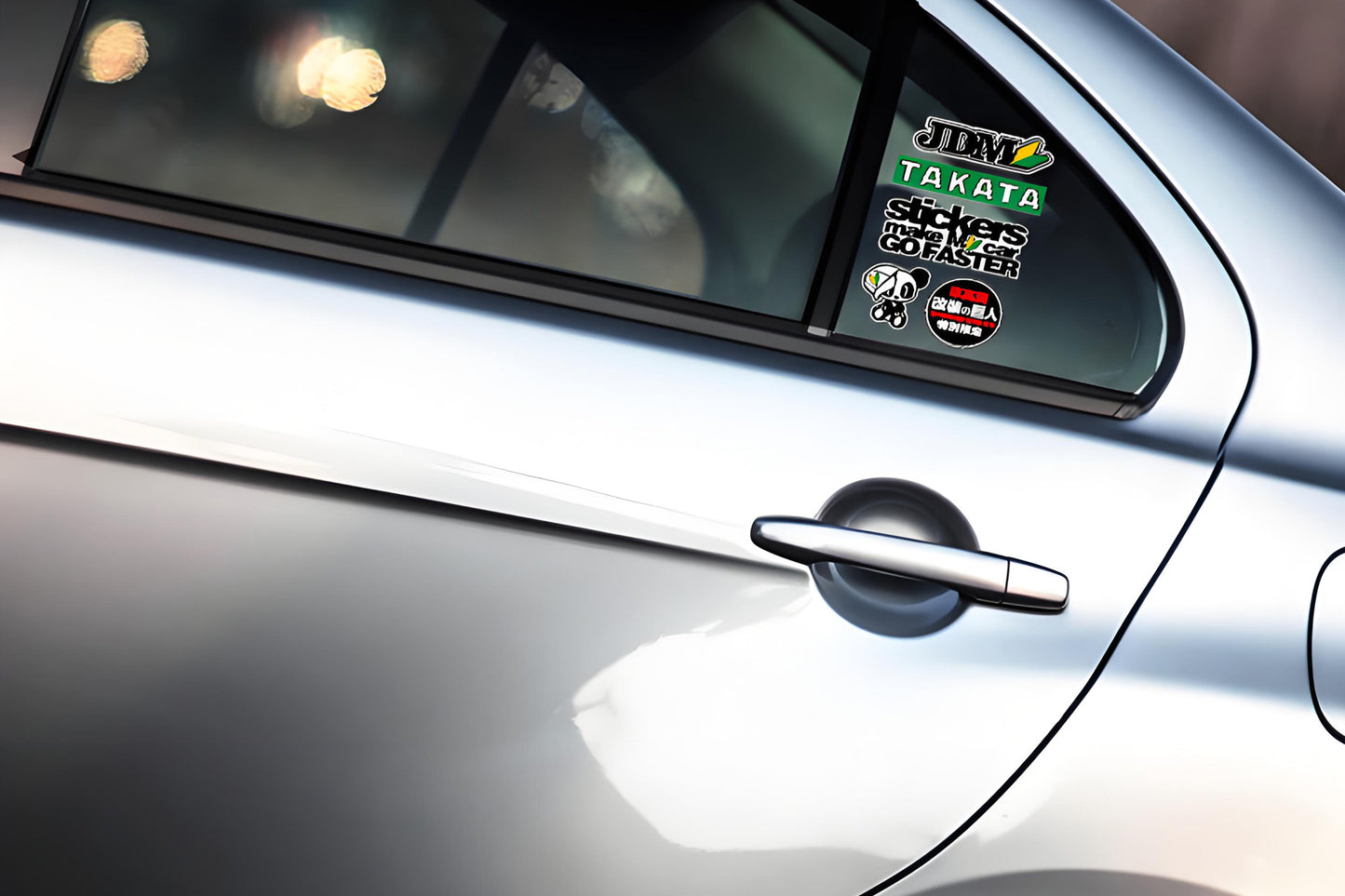 JDM Style Triangle Window Sticker