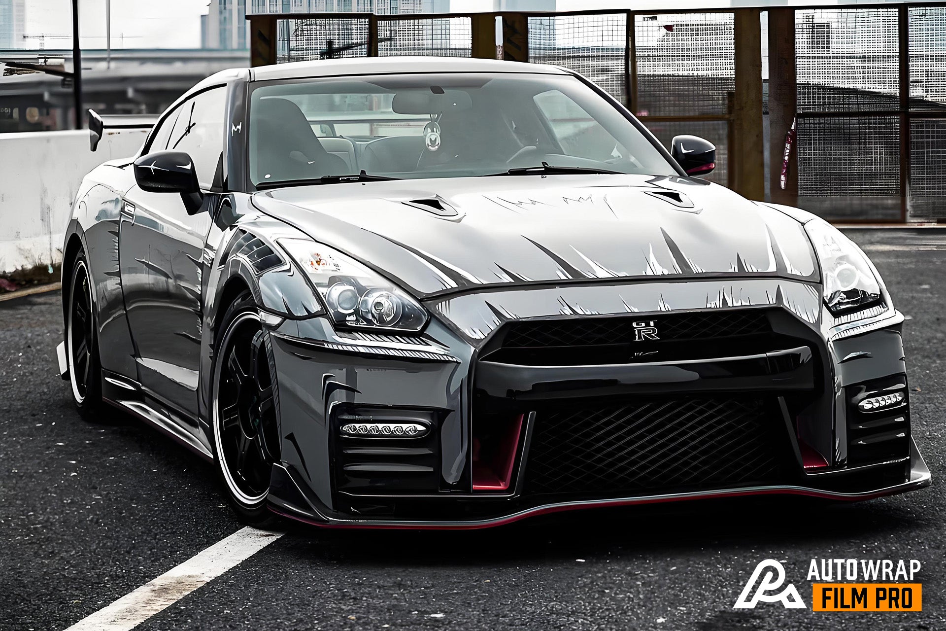 Manga style B Full Size Car Wrap