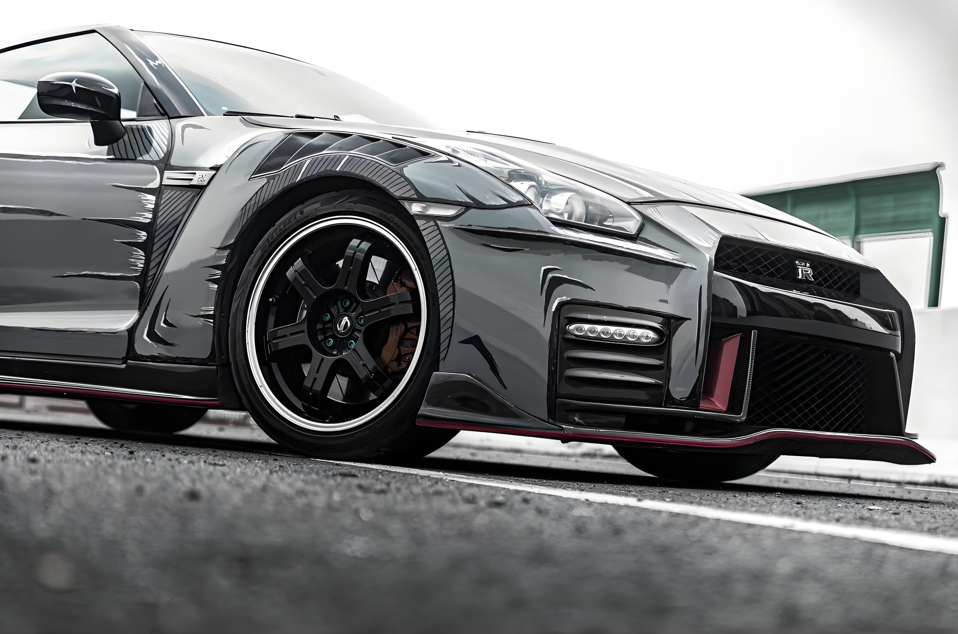 Manga style B Full Size Car Wrap