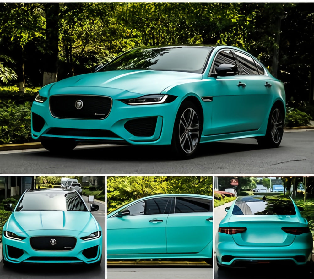 Car Blue Wraps Series