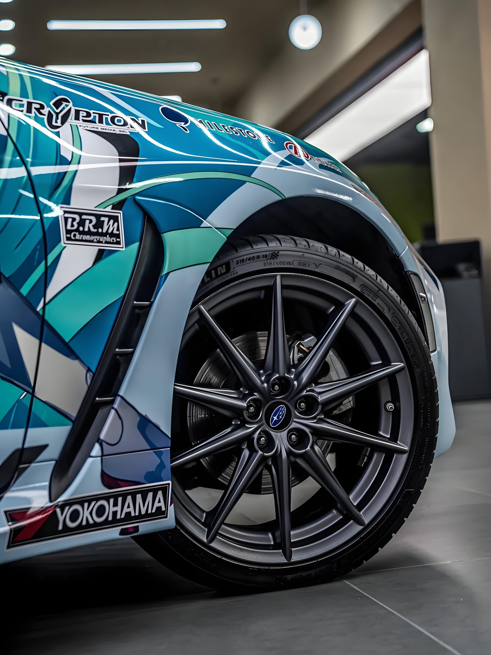 Miku A Car Wrap