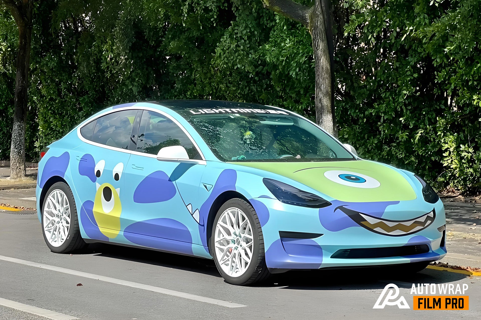 monsters university car Monsters University Full Size Car Wrap – Auto Wraps Film Pro