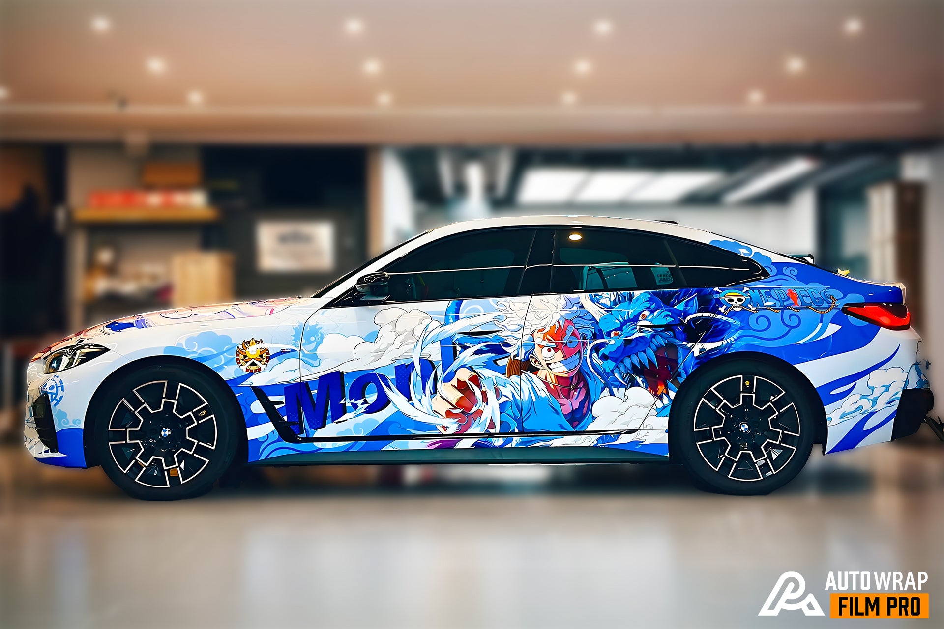 ONE PIECE Monkey D. Luffy full car itasha wrap – Auto Wraps Film Pro
