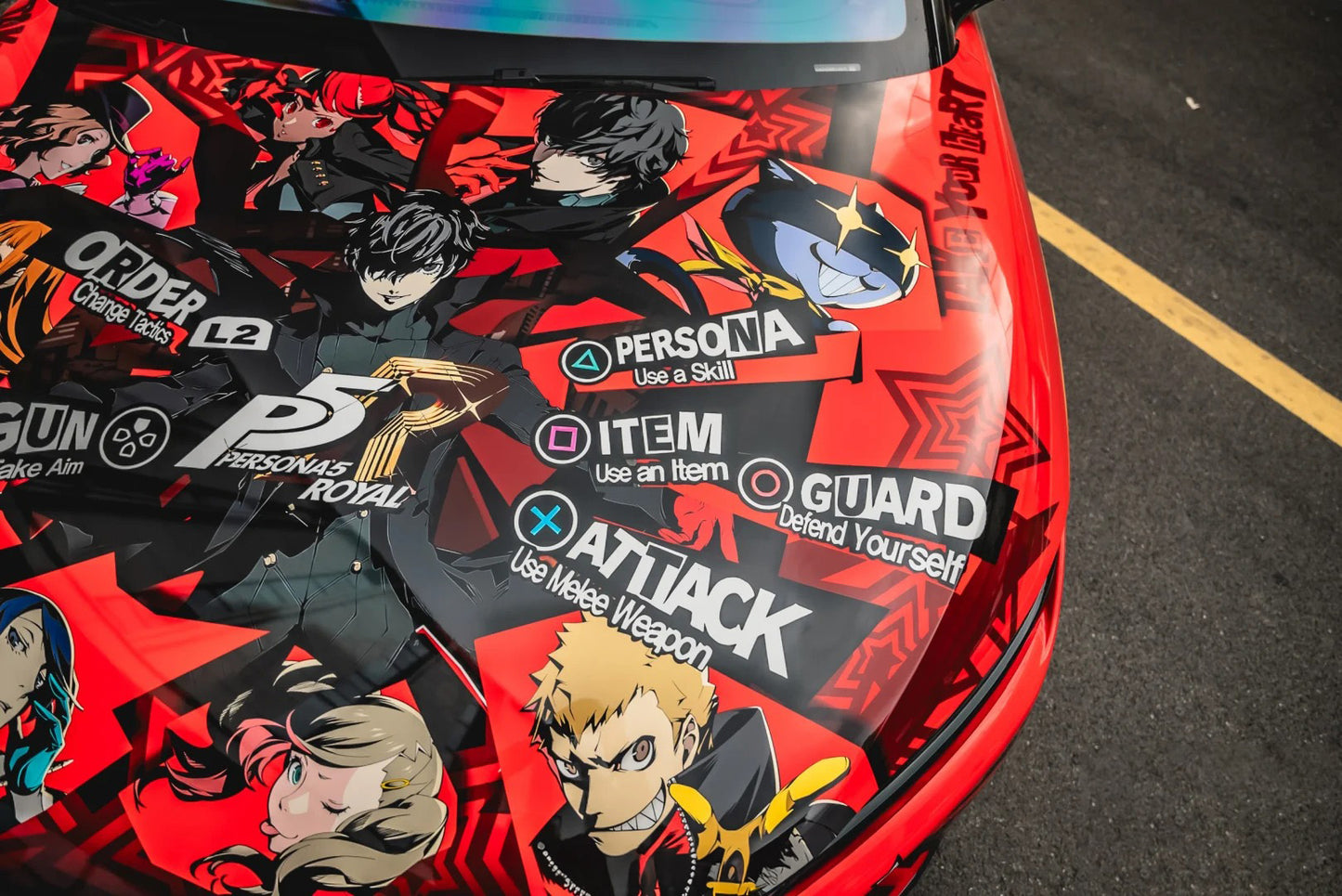 Persona 5 Car Wrap