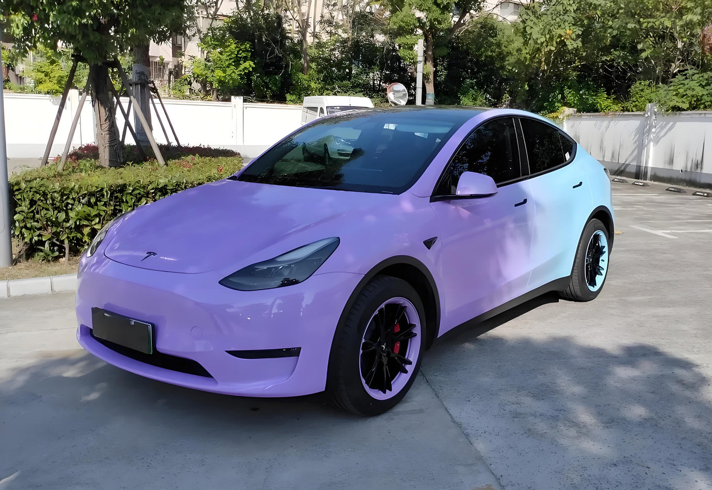 Purple Pink Gradient Full Size Car Wrap