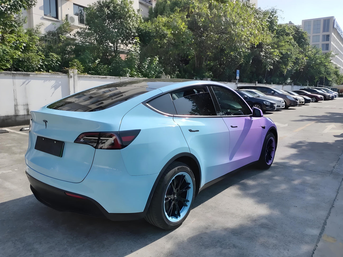Purple Pink Gradient Full Size Car Wrap