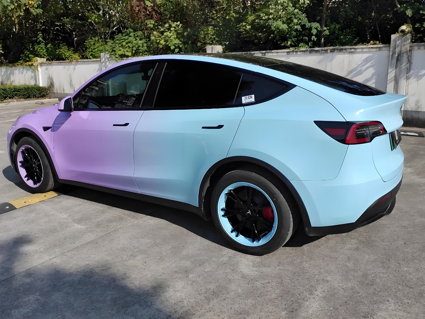Purple Pink Gradient Full Size Car Wrap