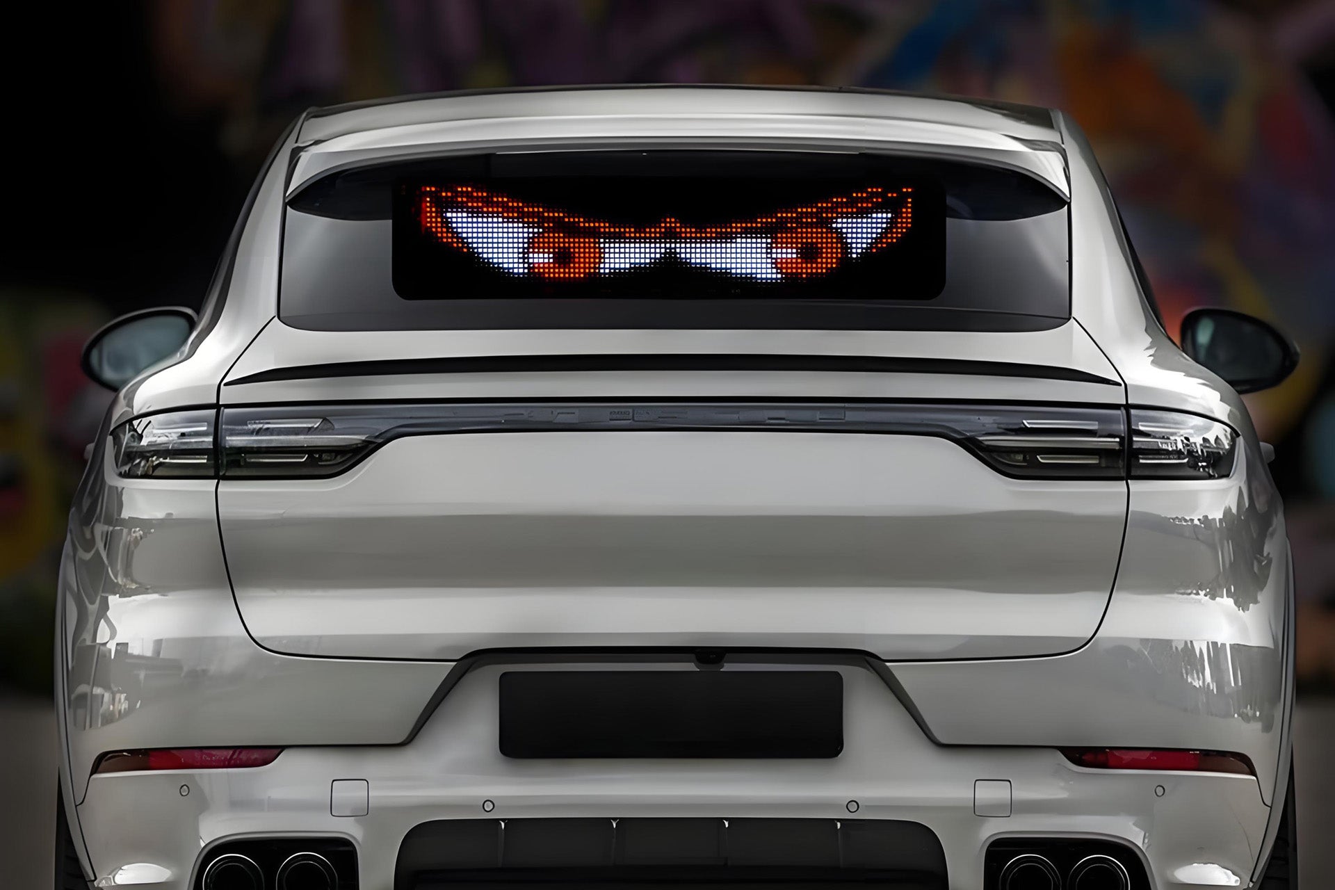 Intelligentes interaktives flexibles LED-Display im Auto