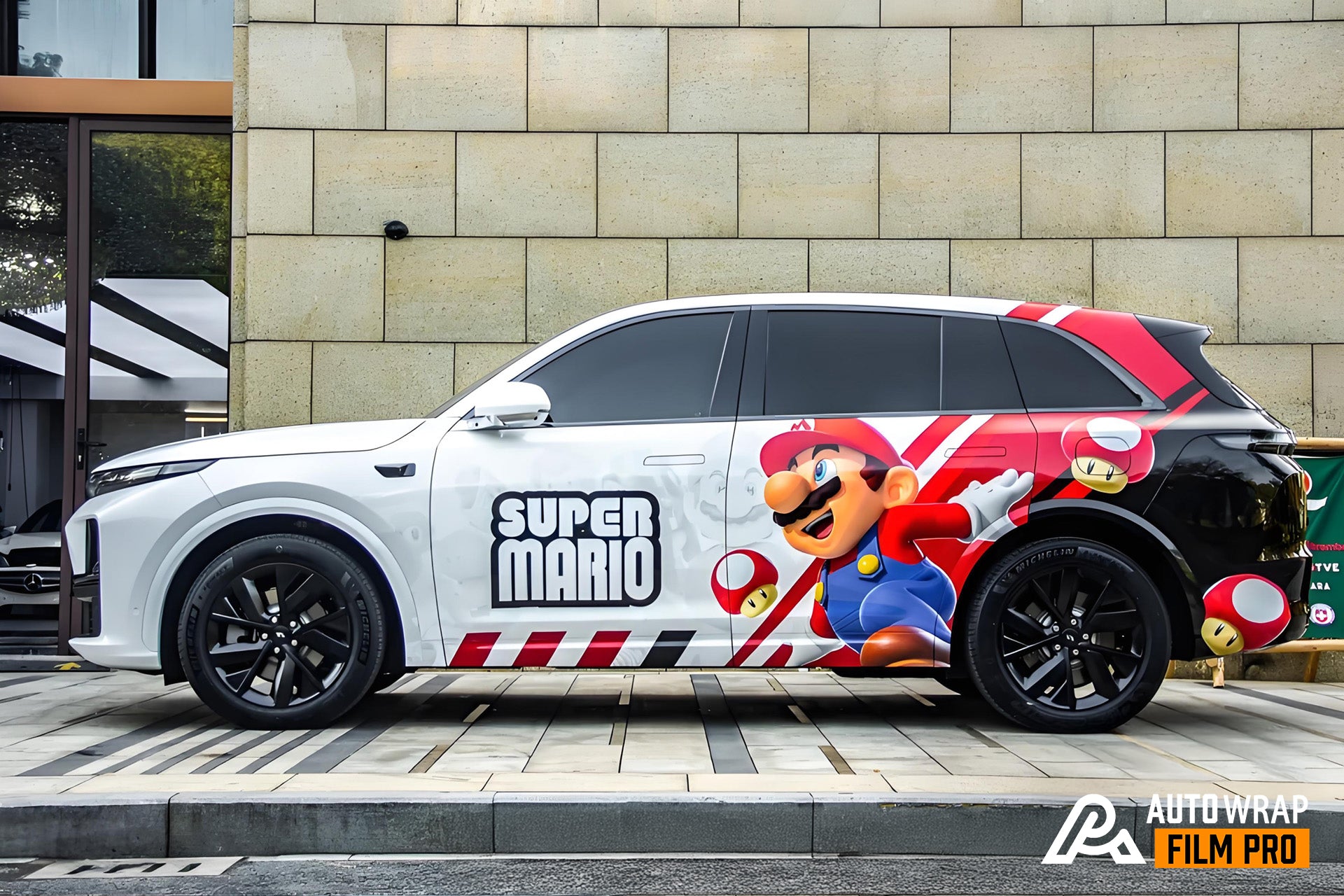 Super Mario Bros. Autofolierung in voller Größe