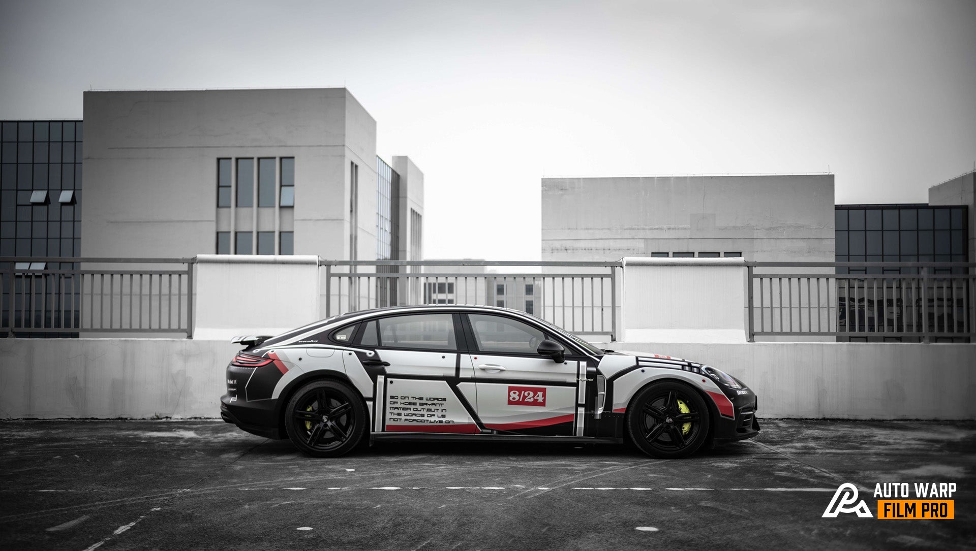 White Lego Full Size Car Wrap