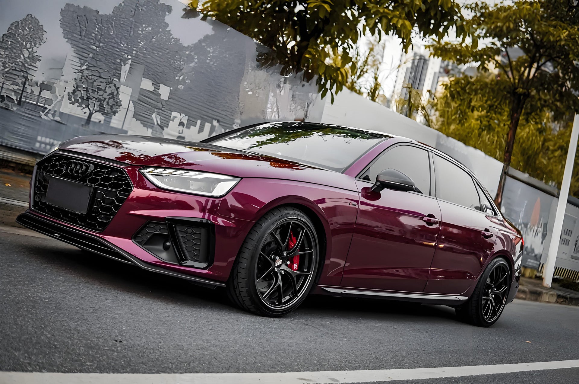 Car Purple Wraps Series