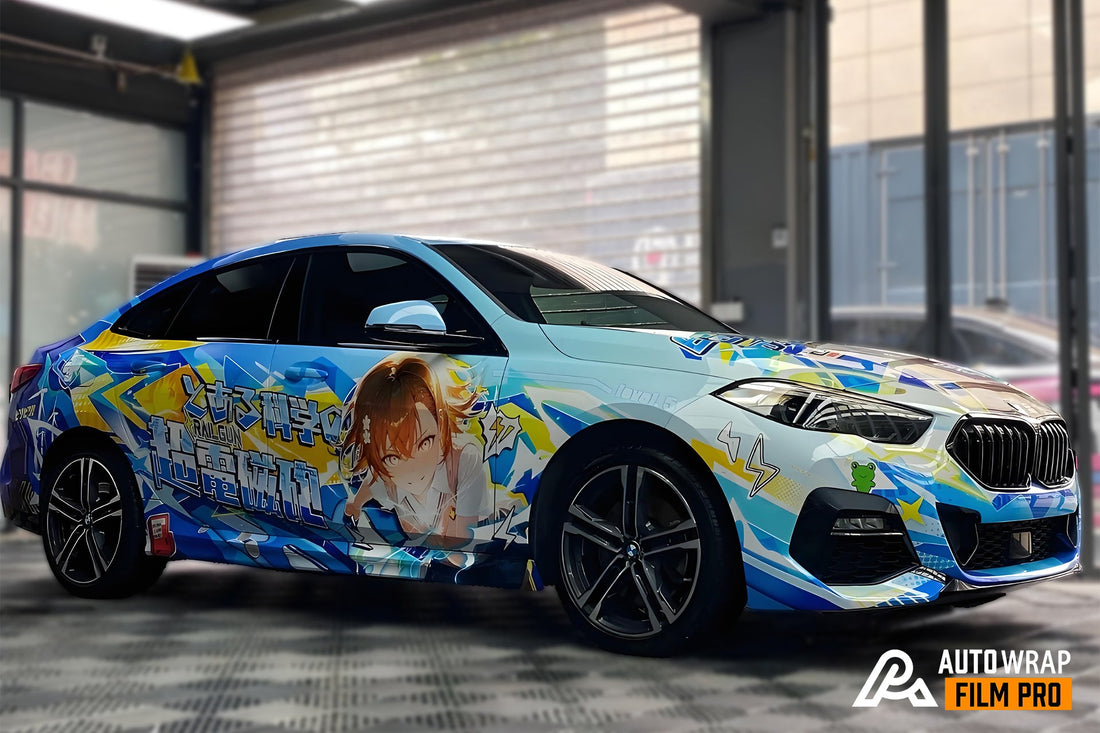 A Certain Scientific Railgun Itasha – Style Charged with Electricity