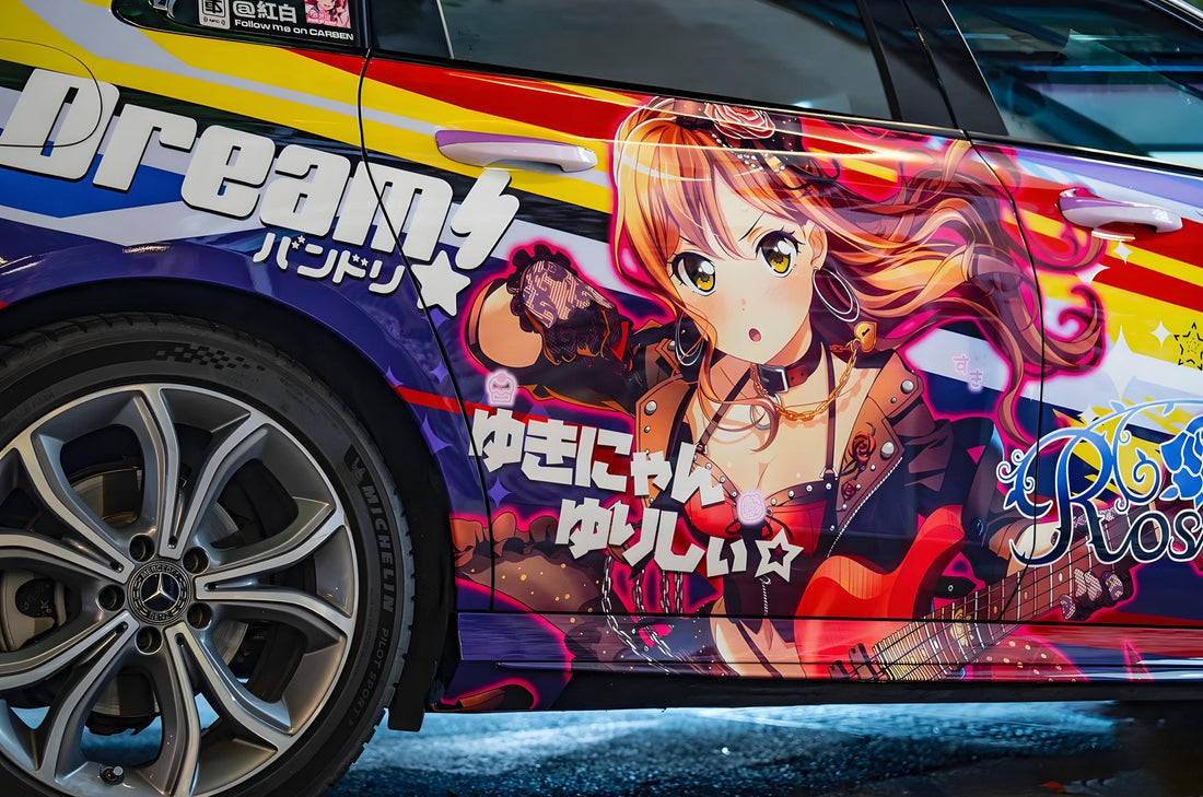 BanG Dream! x Itasha — A Symphony on Wheels 🎸🚗✨