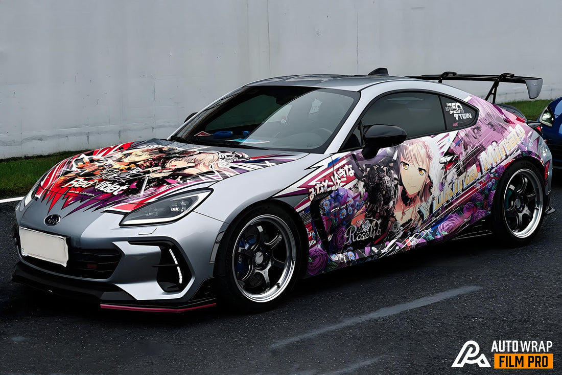 BanG Dream! Yukina Minato Car Wrap – A Bold, Performance-Inspired Itasha for True Roselia Fans
