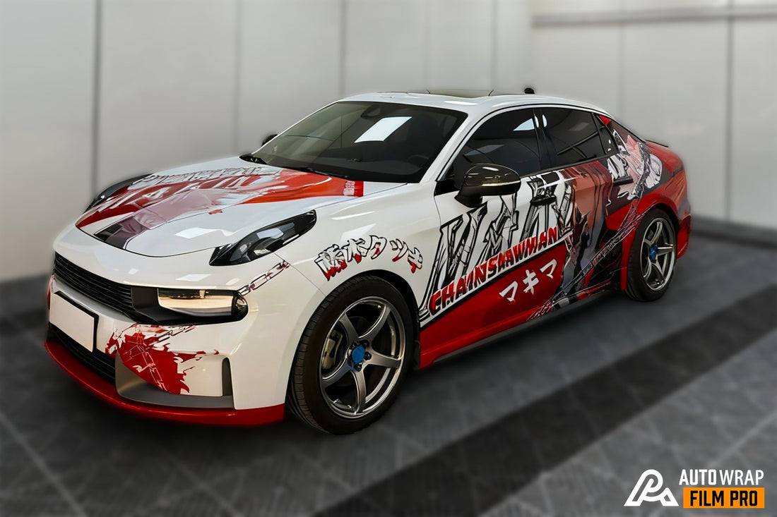 Chainsaw Man car wrap