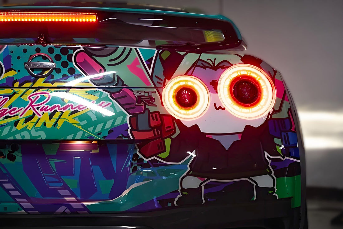 ⚡ Cyberpunk Style Itasha — Driving into the Future
