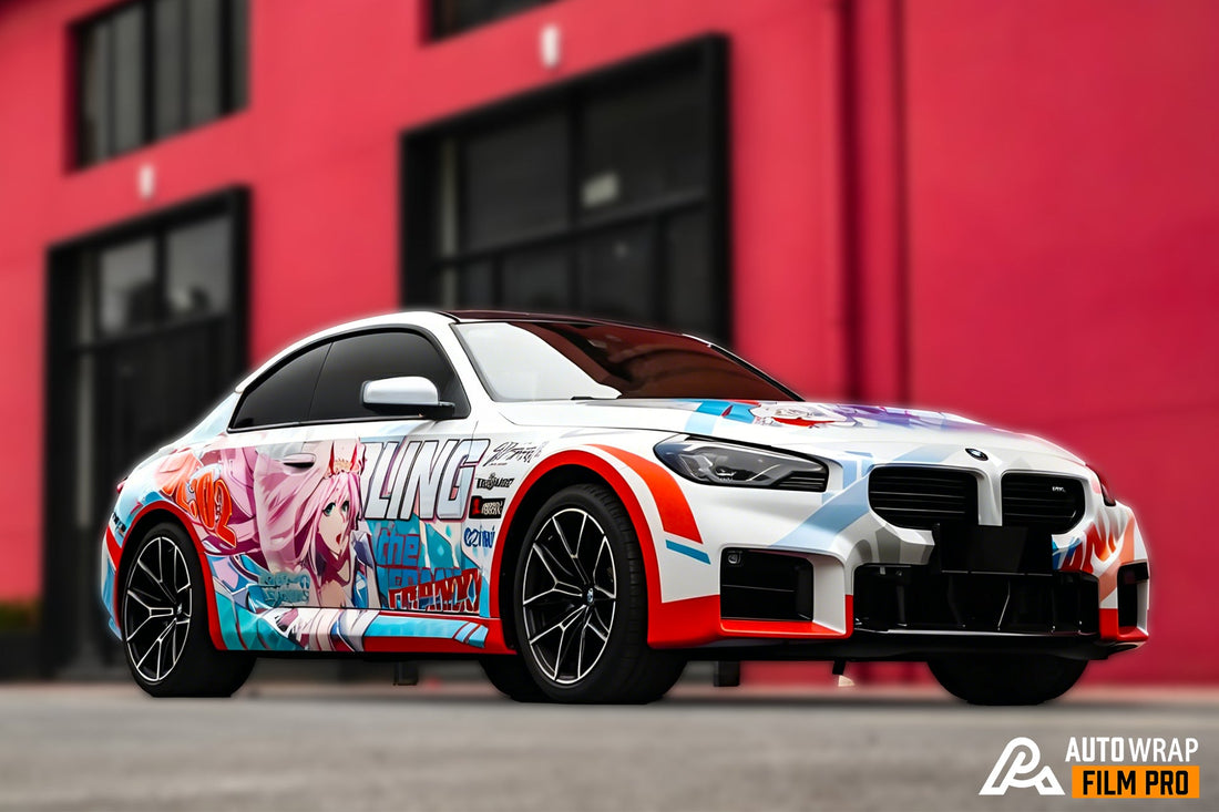 DARLING in the FRANXX Zero Two Car Wrap – Bold Anime Vinyl Wrap for Full Body Itasha Builds