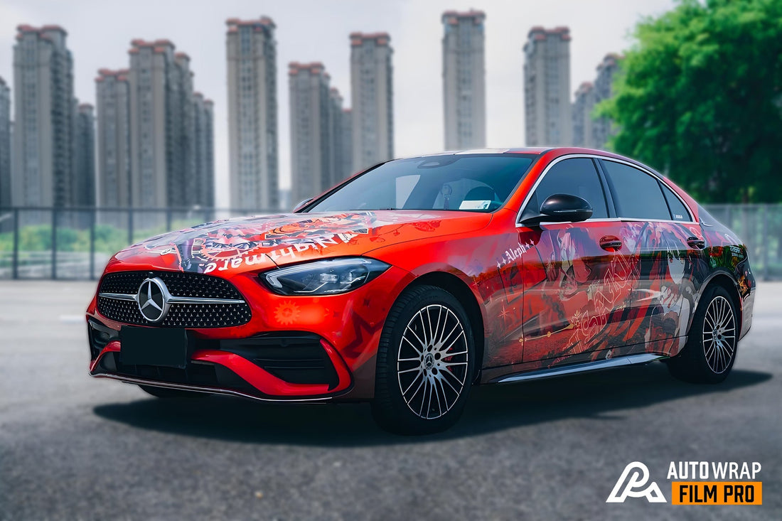 Date A Live Tokisaki Kurumi Car Wrap – Custom Anime Vinyl Wrap for Full Body Itasha Builds