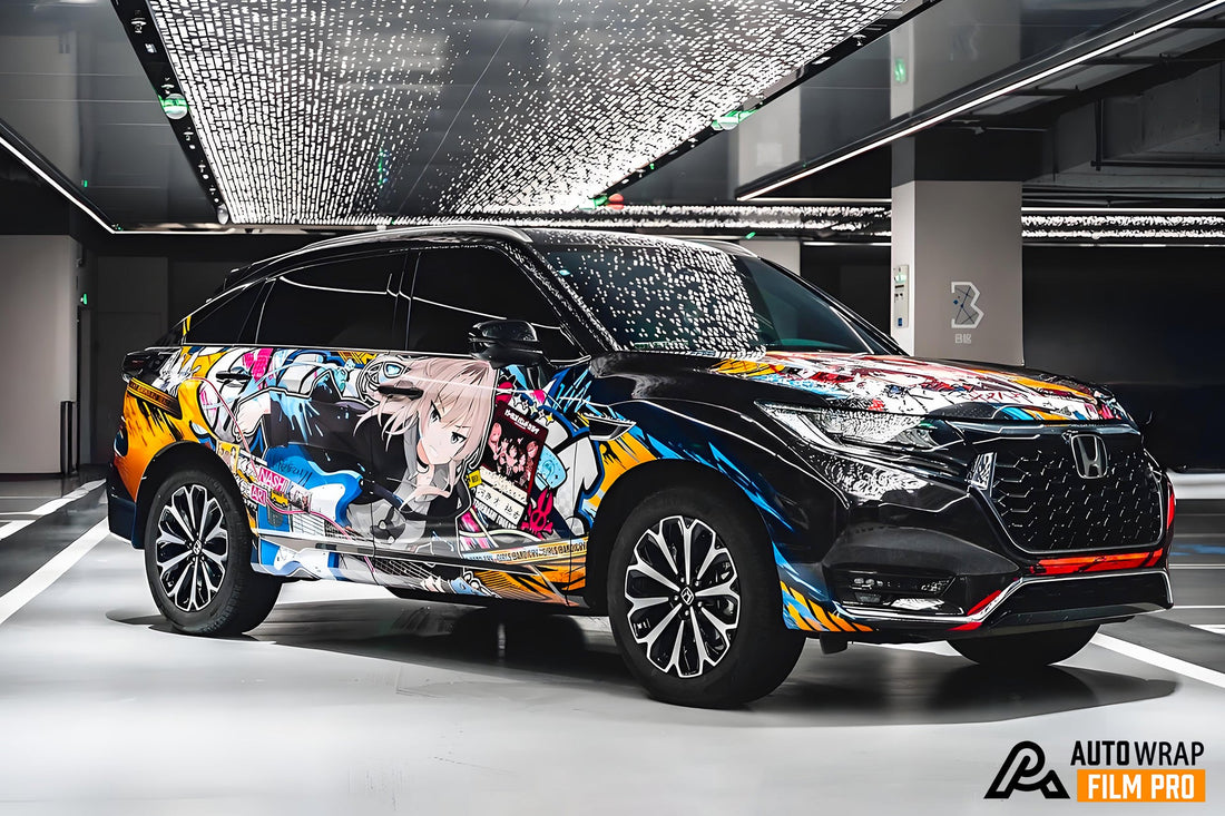 Girls Band Cry Kawaragi Momoka & Iseri Nina Car Wrap – Custom Anime Vinyl Wrap for Full Body Itasha Style
