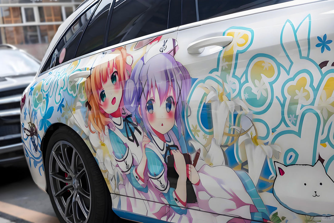 🐇✨ Is the Order a Rabbit? Itasha Cars That Warm Your Heart