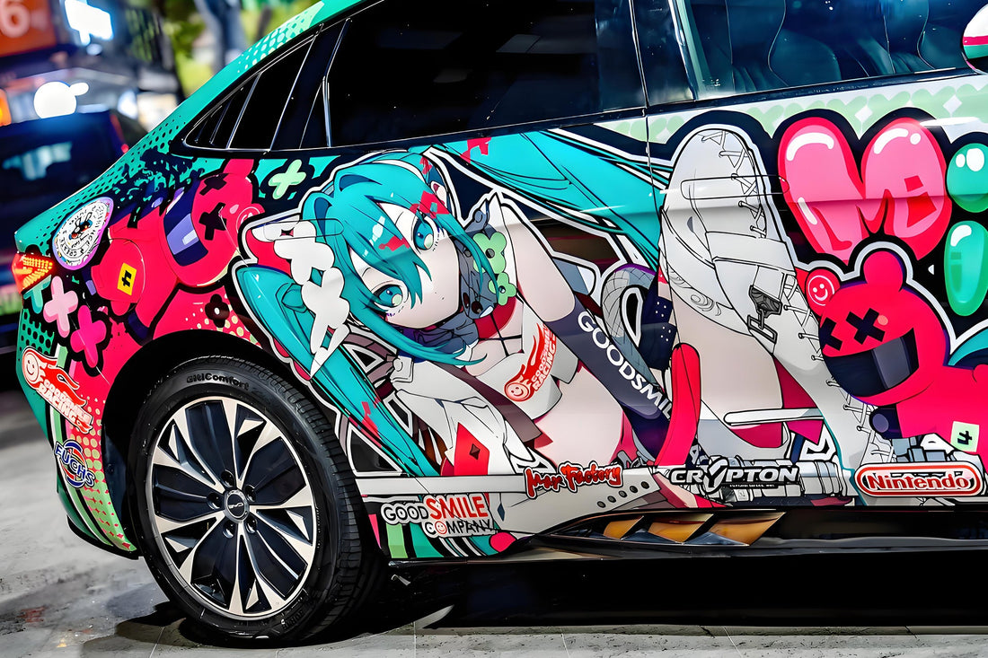 🚗✨ The World of Itasha: Turning Cars into Rolling Anime Art
