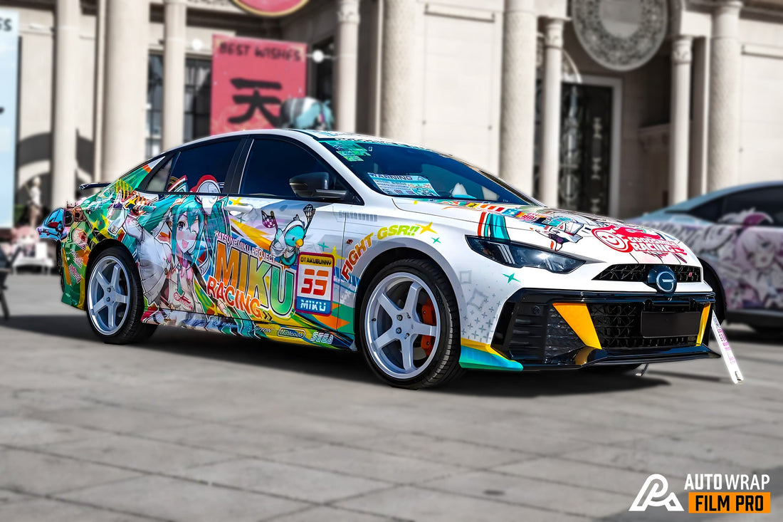 Racing Miku Car Wrap — Iconic Motorsport Anime Style for True Itasha Builds