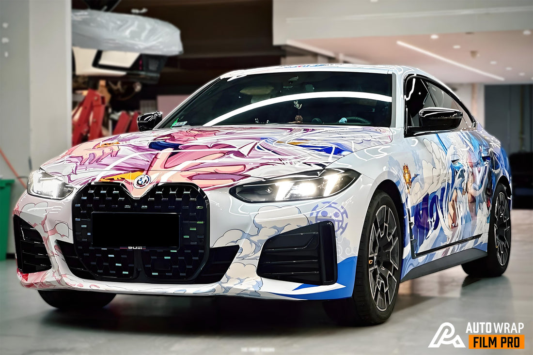 ONE PIECE F Car Wrap – Full Body Anime Vinyl Wrap for Custom Itasha Builds
