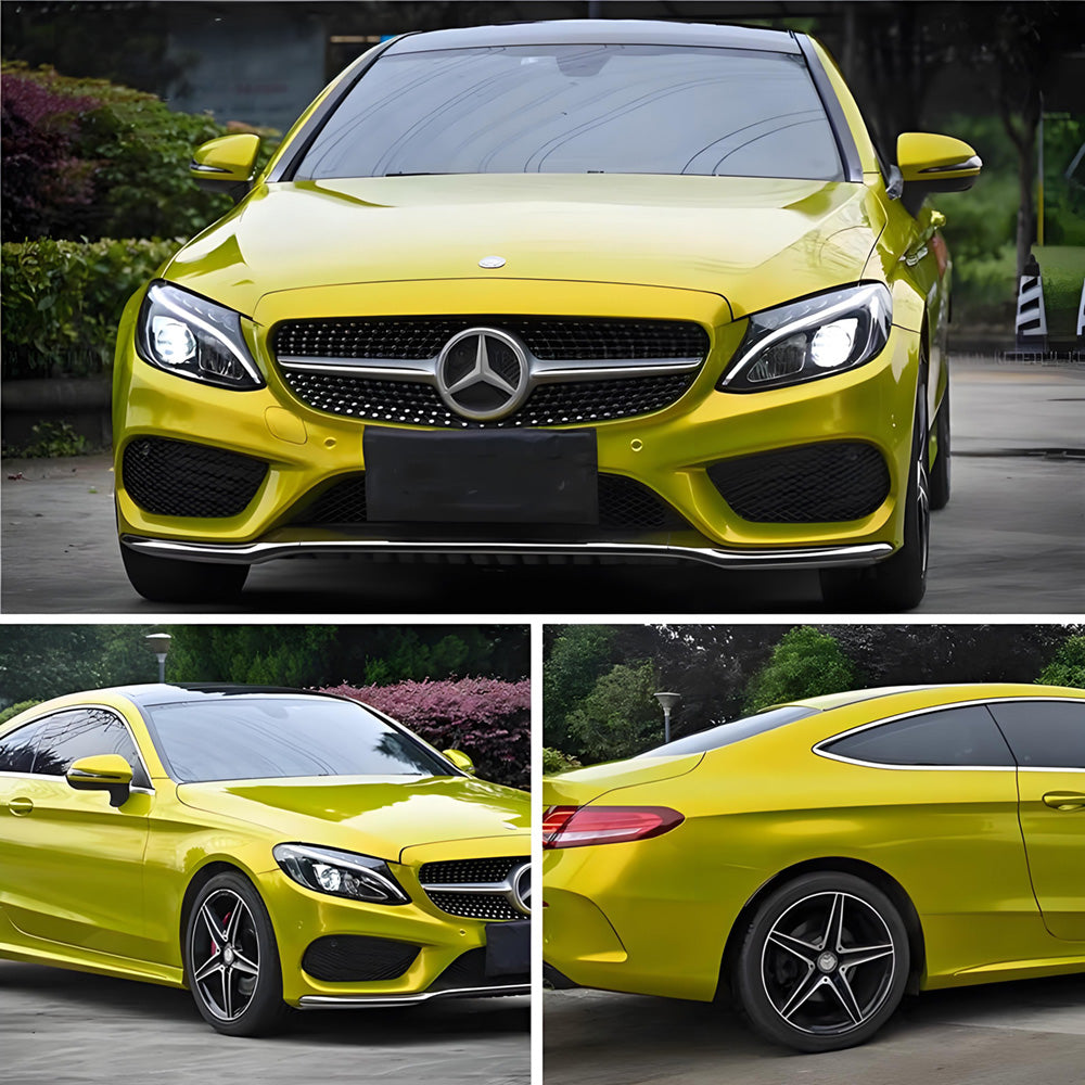 Car Yellow Wraps Series