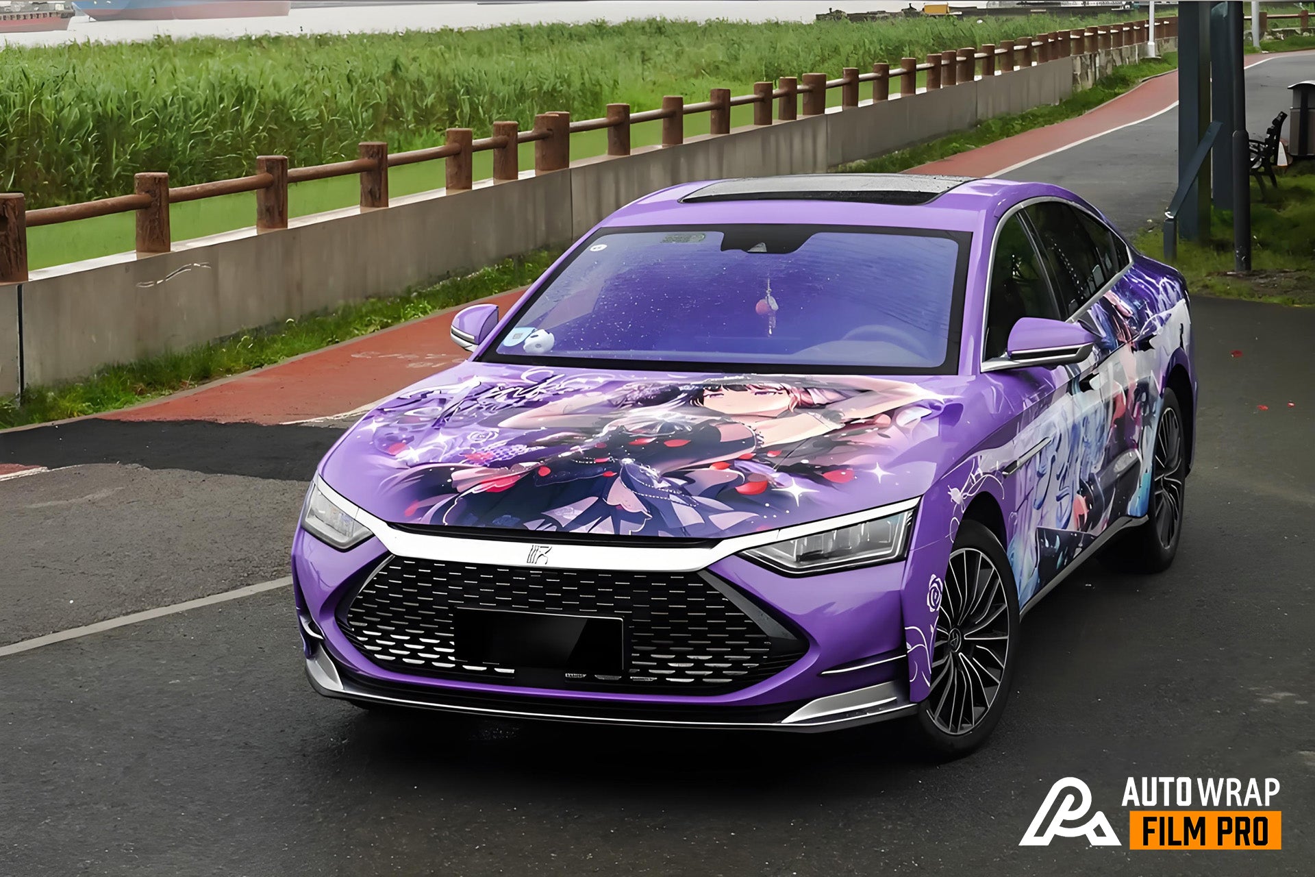 BanG Dream! Rinko Shirokane full car itasha wrap – Auto Wraps Film Pro