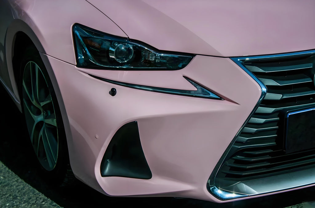 Black Pink Gradient Full Size Car Wrap [UW-19]