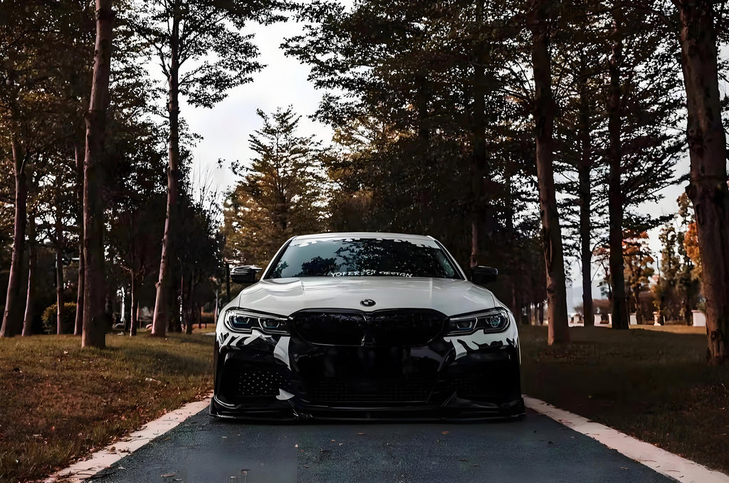 Black and White Ripple Gradient Full Size Car Wrap [UW-17]