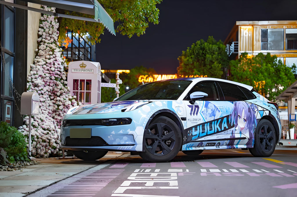Blue Archive Hayase Yuuka Car Wrap