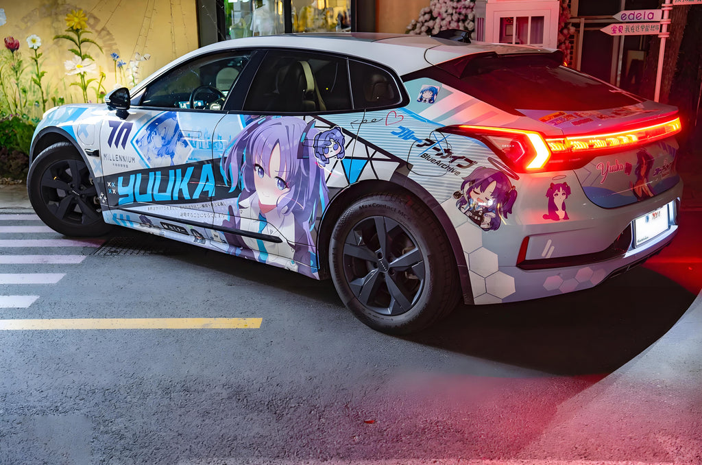 Blue Archive Hayase Yuuka Car Wrap