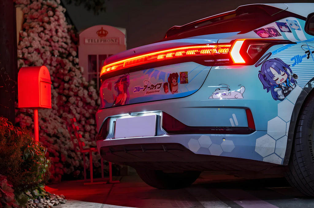 Blue Archive Hayase Yuuka Car Wrap
