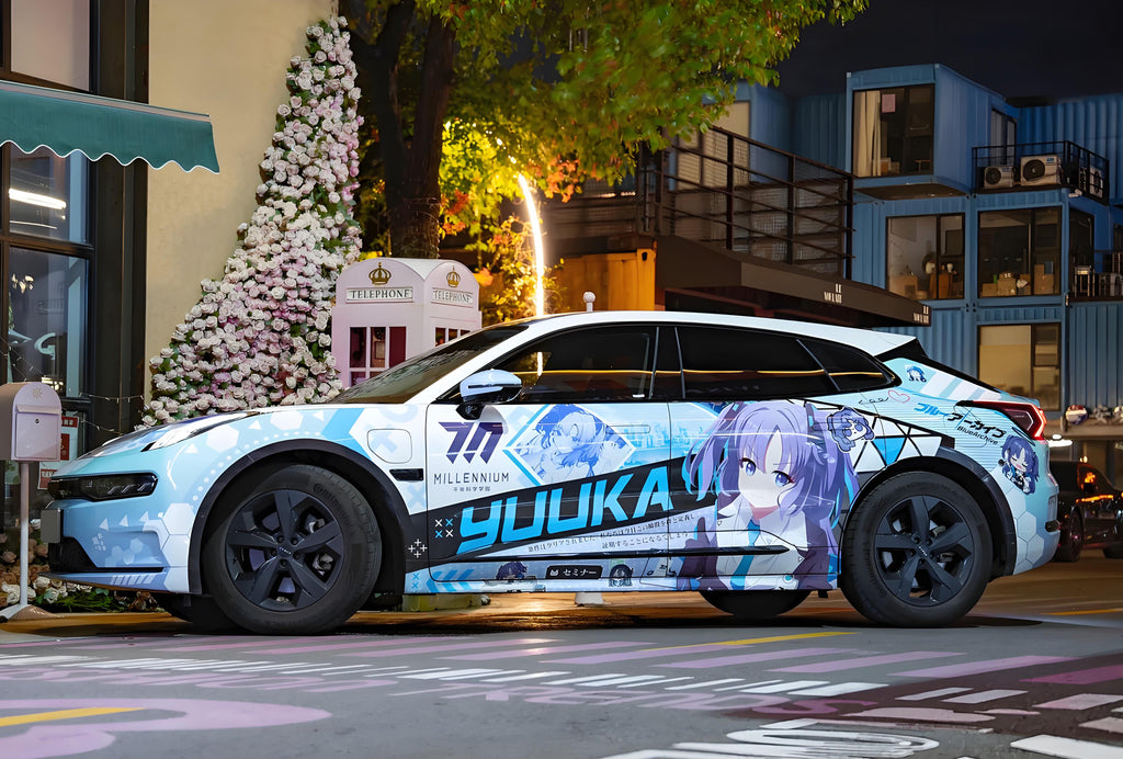 Blue Archive Hayase Yuuka Car Wrap