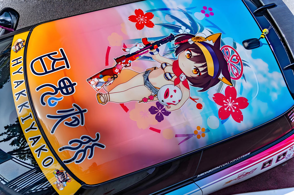 Blue Archive Hyakkiyako Car Wrap