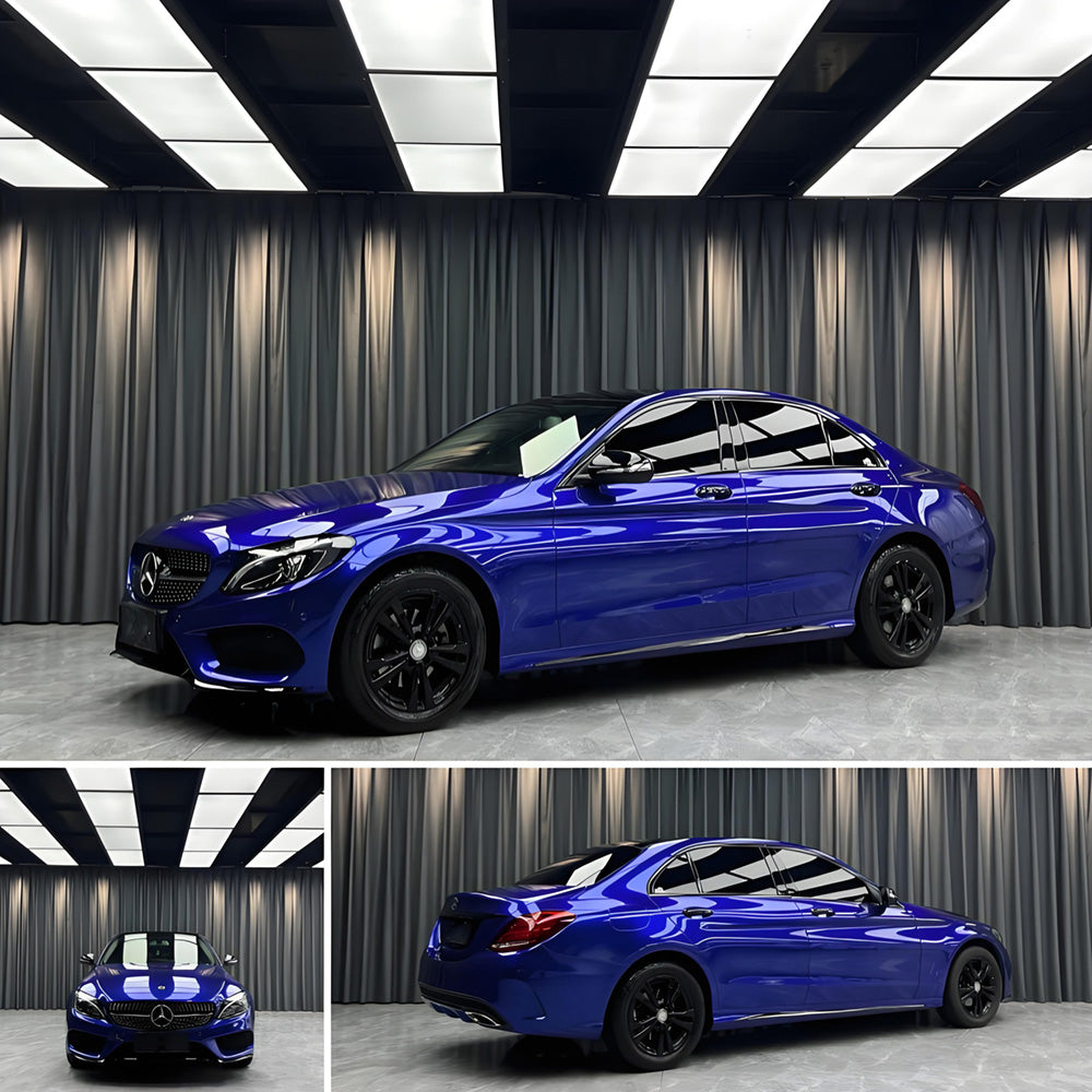 Car Blue Wraps Series