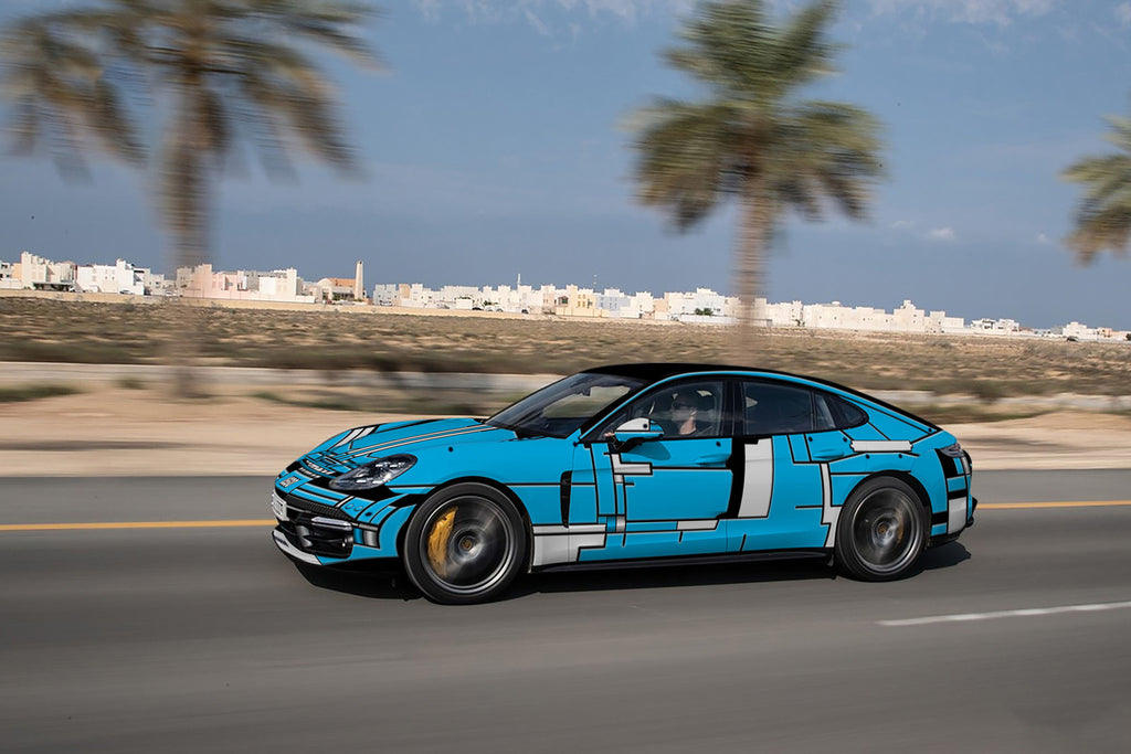 Blue Lego Full Size Car Wrap