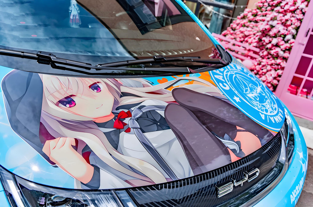 Café Stella and the Reaper's Butterflies Akizuki Kanna Car Wrap