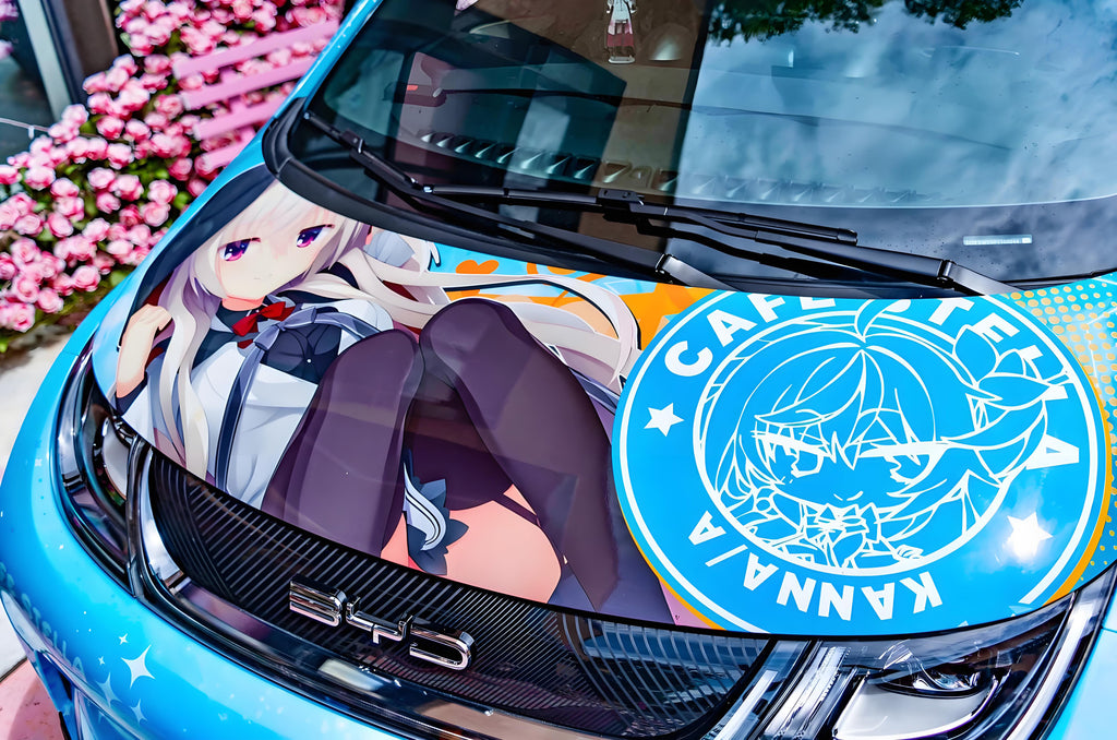 Café Stella and the Reaper's Butterflies Akizuki Kanna Car Wrap