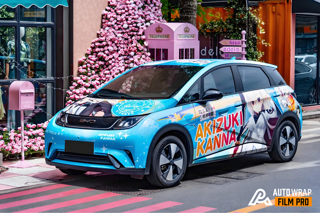 Café Stella and the Reaper's Butterflies Akizuki Kanna Car Wrap