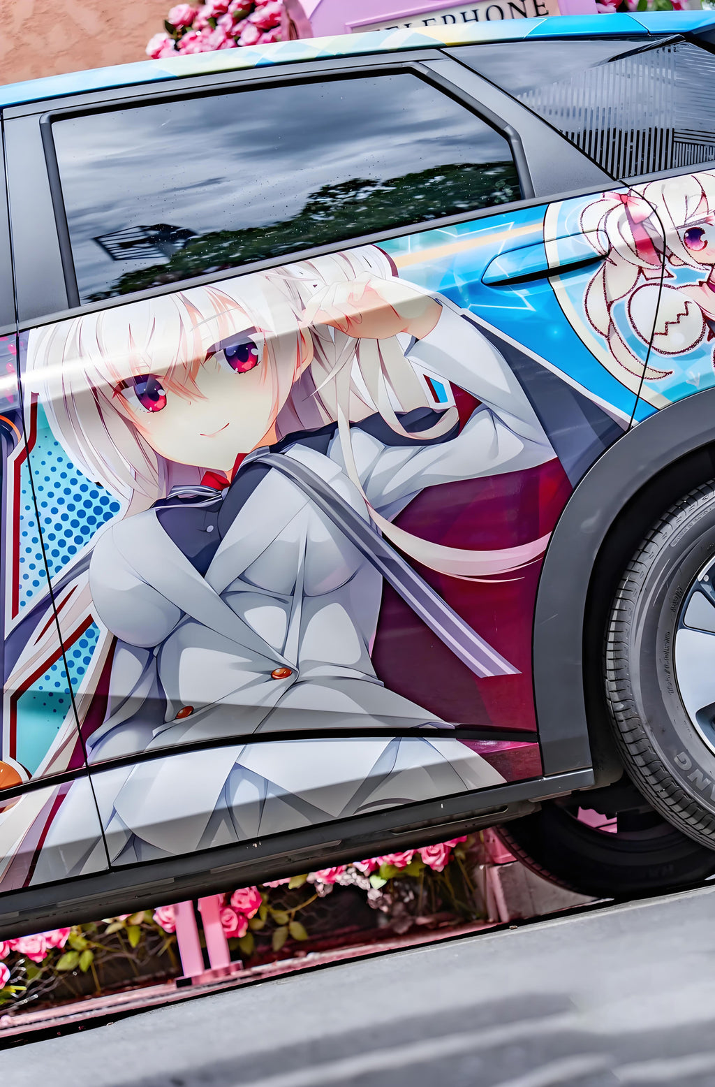 Café Stella and the Reaper's Butterflies Akizuki Kanna Car Wrap