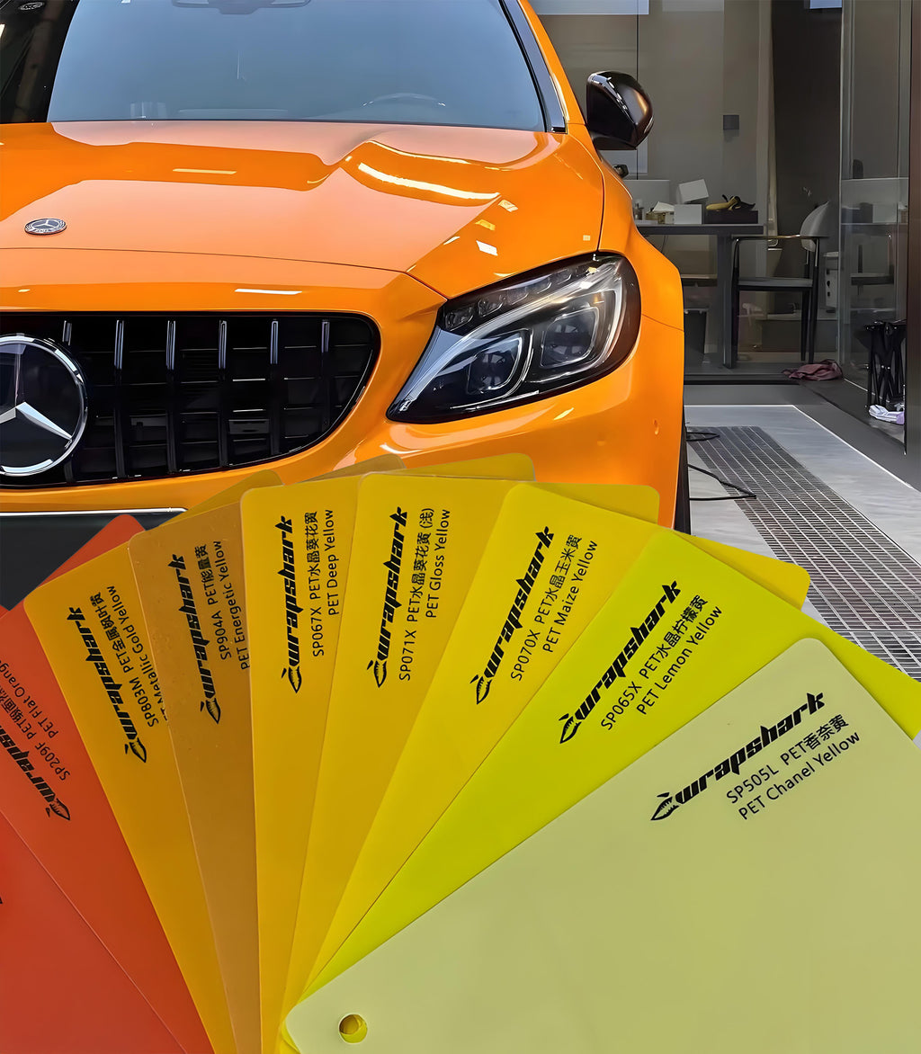Car Orange Wraps Series