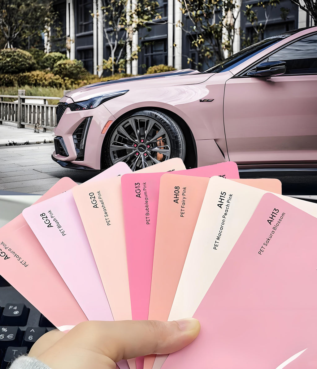 Car Pink Wraps Series