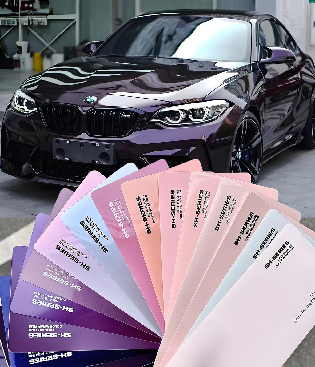 Auto Lila Wraps Serie