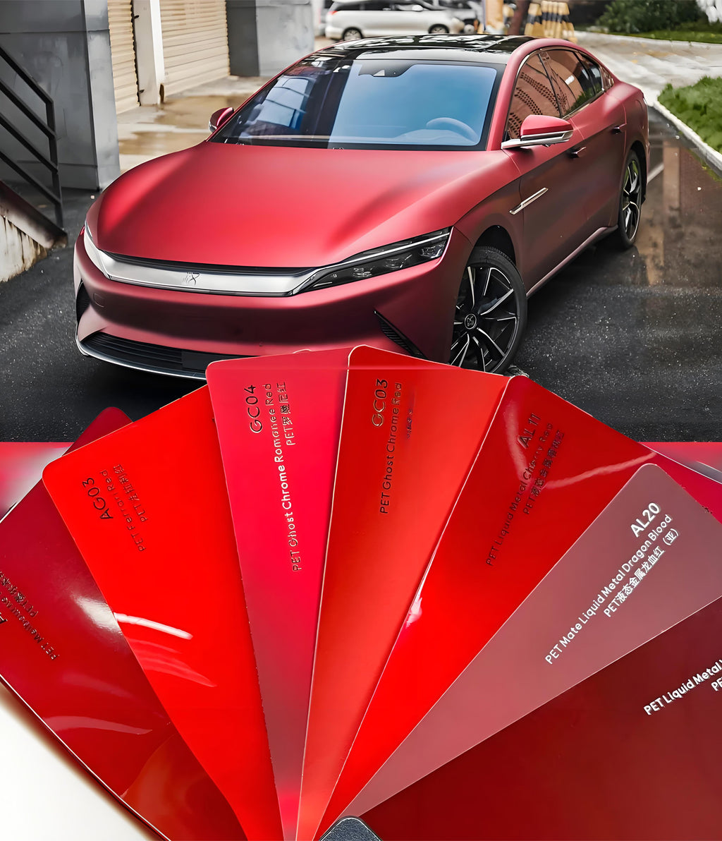 Car Red Wraps Series