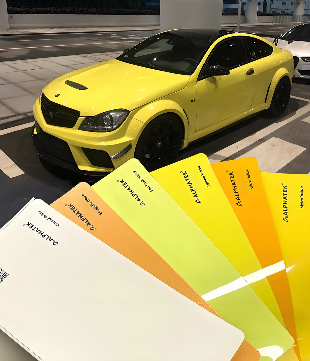 Car Yellow Wraps Series